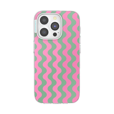 Wavy Flamingo — iPhone 15 Pro MagSafe Case